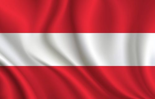 Austria flag background